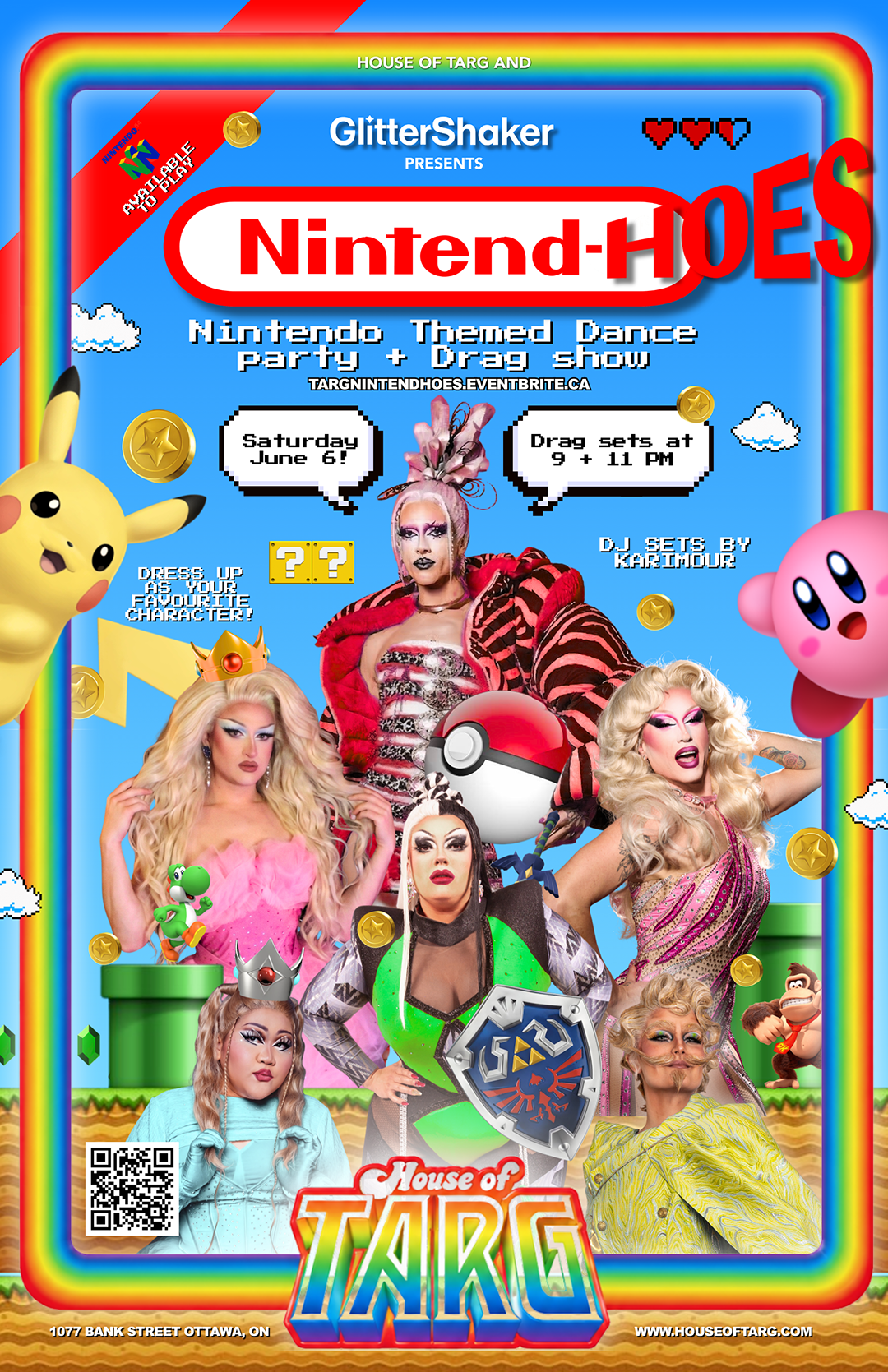 Nintend-HOES: Nintendo Themed Dance Party + Drag Show — House of TARG